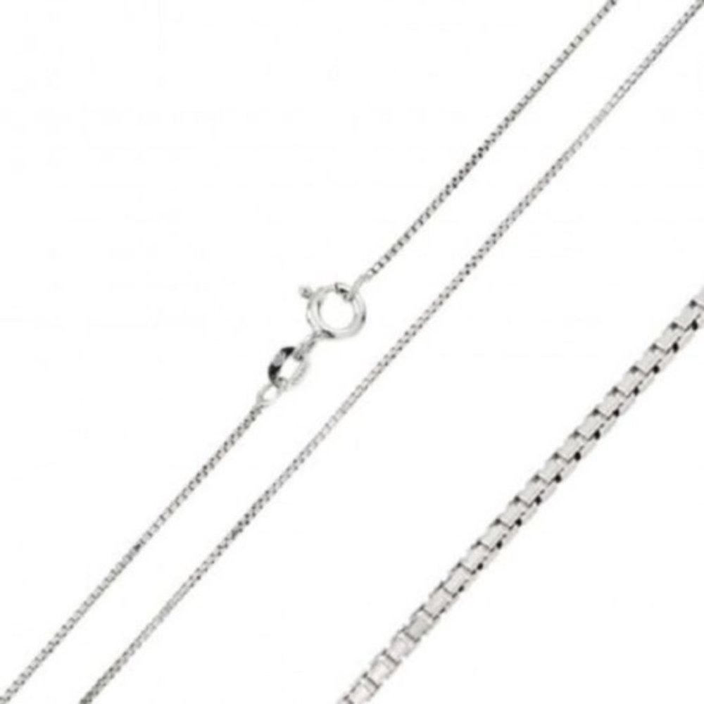 .925 Silver Chain (box style) 18" Long